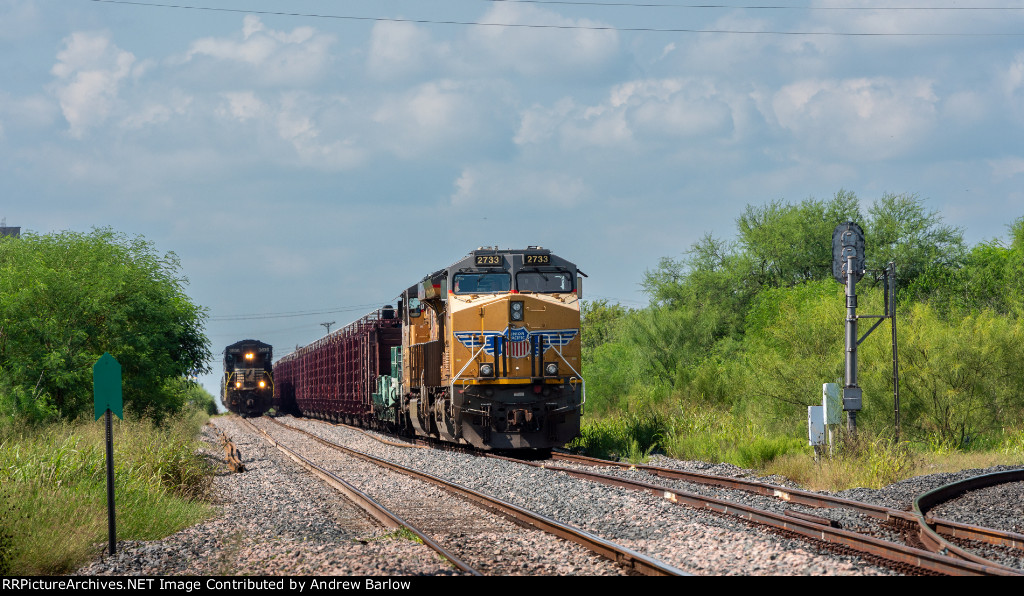 Foreign Power Running Backwards on the UP Brownsville Sub